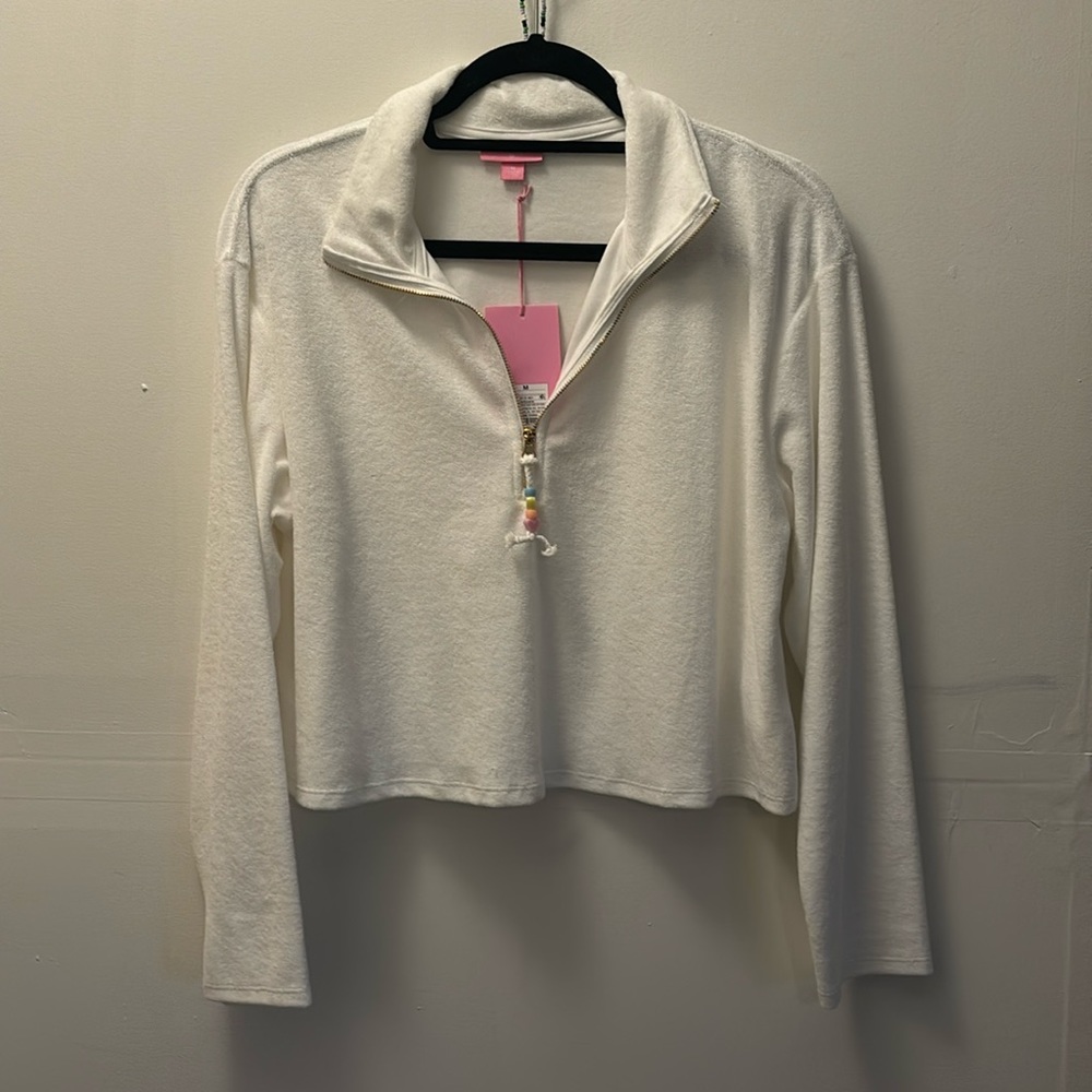 Stoney Clover Lane x‎ Target Cropped Half Zip Sweatshirt